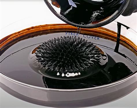 The artistry of magic beat ferrofluid displays